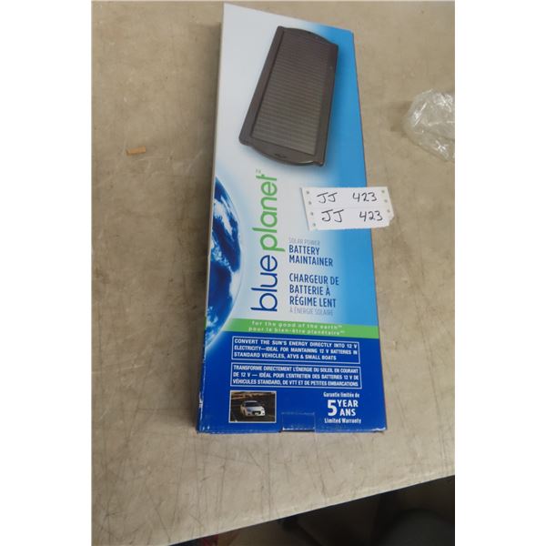 New Blue Planet Solar Powered Battery Maintainer