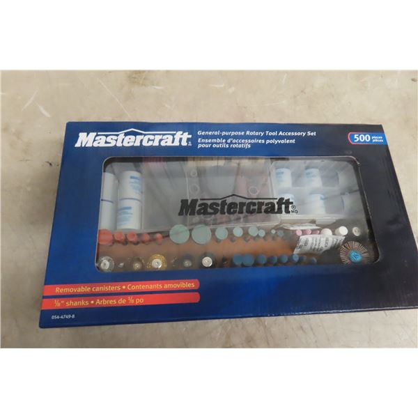 Mastercraft New 500-Piece Rotary Tool Accessory Set