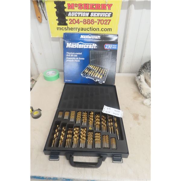 Mastercraft Titanium Coated Drill Bit Set