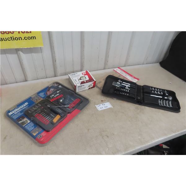 39-Piece Master Quick-Change Drill, Air Palm Nailer, Socket Set 1/4" & 3/8"