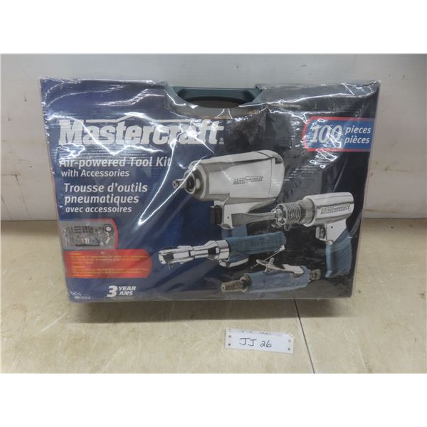 New Mastercraft Air Powered Tool Kit With Accessories: