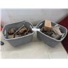 Image 1 : Two Bins of Threaded Pipe Fittings