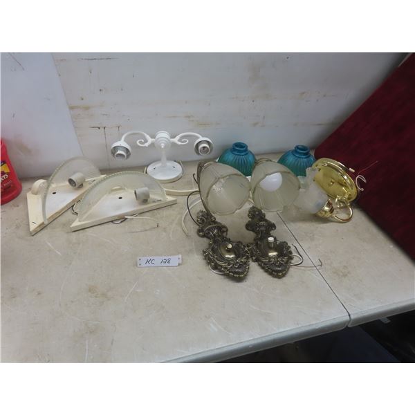 Four Interior Light Fixtures
