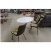 Image 5 : Retro Table With Three Chairs, 29 x 30 x 45