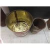 Image 3 : Vintage Jello Molds, Javex Bottle, Jam, Honey, Tea, Mustard tins, Crystal Sugar Bowl, metal recipe