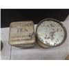 Image 5 : Vintage Jello Molds, Javex Bottle, Jam, Honey, Tea, Mustard tins, Crystal Sugar Bowl, metal recipe