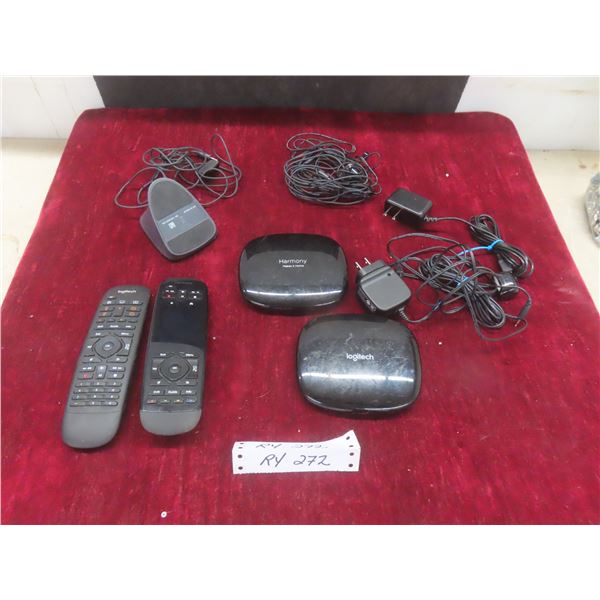 2 x Logitech Harmony Remotes w/ Hub - The Ultimate Universal Remote! Touch Screen!