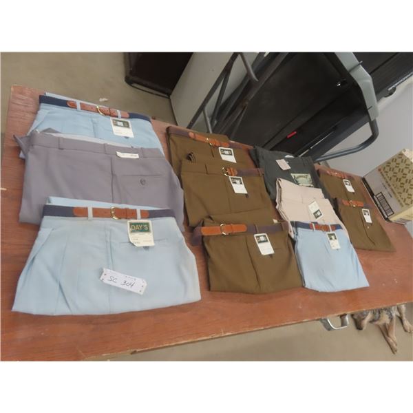 Eleven New Pairs Of Men's Dauy's Or Outback Pants, Size 42