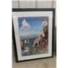 Image 2 : Disney Cinderella Framed Picture 24.5 x 31 and Piggy Picture 19.5 x 20