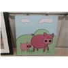 Image 6 : Disney Cinderella Framed Picture 24.5 x 31 and Piggy Picture 19.5 x 20