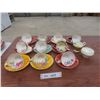 Image 1 : 10 Aynsley China Cups, Saucers,  Creamer, Sugar Bowl