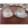 Image 3 : 10 Aynsley China Cups, Saucers,  Creamer, Sugar Bowl