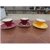 Image 7 : 10 Aynsley China Cups, Saucers,  Creamer, Sugar Bowl