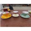 Image 8 : 10 Aynsley China Cups, Saucers,  Creamer, Sugar Bowl