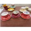 Image 9 : 10 Aynsley China Cups, Saucers,  Creamer, Sugar Bowl