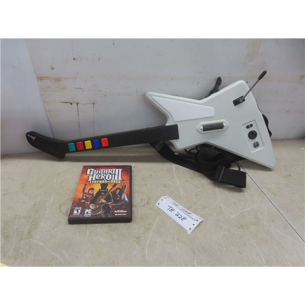 Guitar Hero PC Game With Guitar Controller