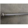 Image 4 : Brushed Stainless Colour Curtain Rod 96"