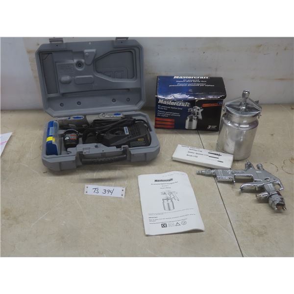 Dremel and Mastercraft Air Powered Spray Gun