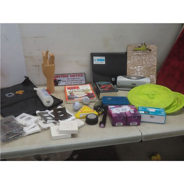 Hardware & Decor: Face Plates, Sign, Flashlight +