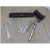 Image 8 : Hand Tools: Hammers, Hack Saw, Safety Gear, Knives, Grinding Wheel