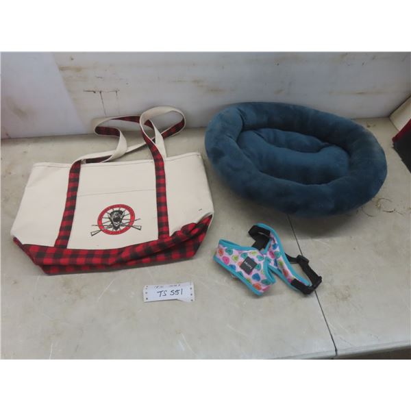 Small Pet Bed, Harness, Manitoba Metis Federation Red River Metis Tote Bag