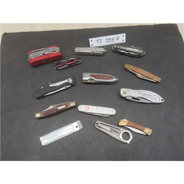 Folding Knives: Swiss Army Style, with Advertising