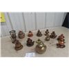 Image 1 : Copper and Brass Coal Oil Lamp, No Chimney