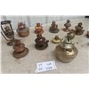 Image 3 : Copper and Brass Coal Oil Lamp, No Chimney