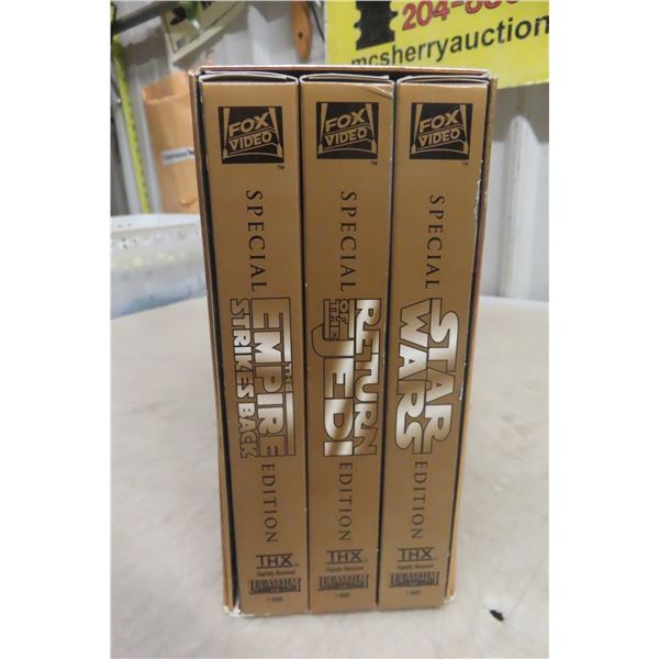 Star Wars Trilogy Special Edition VHS Set