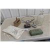 Image 1 : Mixed Package Including Butter Press, Wasp Trap, Chrome Off Steering Wheel, World Map and More