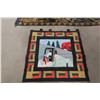 Image 6 : Rug Art 46 x 72, Hand Stitched, Amish Display 36 x 36