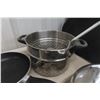 Image 5 : Set of Mixing Bowls and Pots and Pans, One Strainer