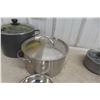 Image 6 : Set of Mixing Bowls and Pots and Pans, One Strainer