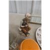 Image 5 : 2 Coal Oil Lamps 1) Finger - Mirror, Welcome Sign, Calendar, Plate