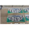 Image 2 : Seven Manitoba Semi License Plates, New Condition