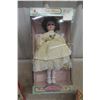 Image 2 : Porcelain Doll In Box, 18 Inches Tall, with Various Tins