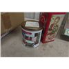 Image 5 : Porcelain Doll In Box, 18 Inches Tall, with Various Tins