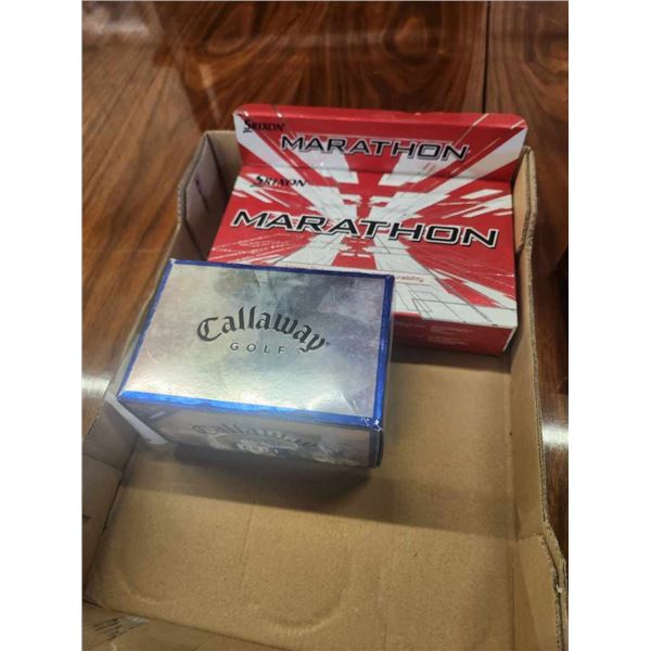 New Golf Balls and Top Flite Marathon Dunlop Gallaway