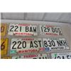 Image 2 : Eighteen Manitoba License Plates