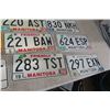 Image 3 : Eighteen Manitoba License Plates