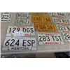 Image 5 : Eighteen Manitoba License Plates