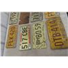 Image 4 : Twelve Manitoba License Plates