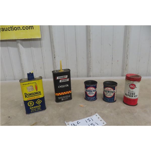 Whiz Tub Repair Kit, Oil and Gasoline Lighter Fluid Cans