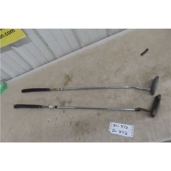 2 x Quality Golf Putters 1 Zebra Ram 1 BLK