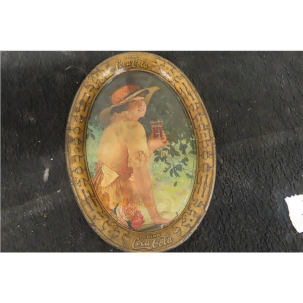 1916 Coca-Cola 'Elaine' Tip Tray, 4 1/2" x 6"