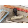 Image 3 : Coca-Cola Ruler, Hudson Bay Co. Stamp, Beaver Lumber Pencils, Screwdriver and More