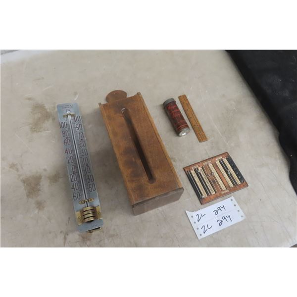 Cigarette Dispenser, Thermometer, and More