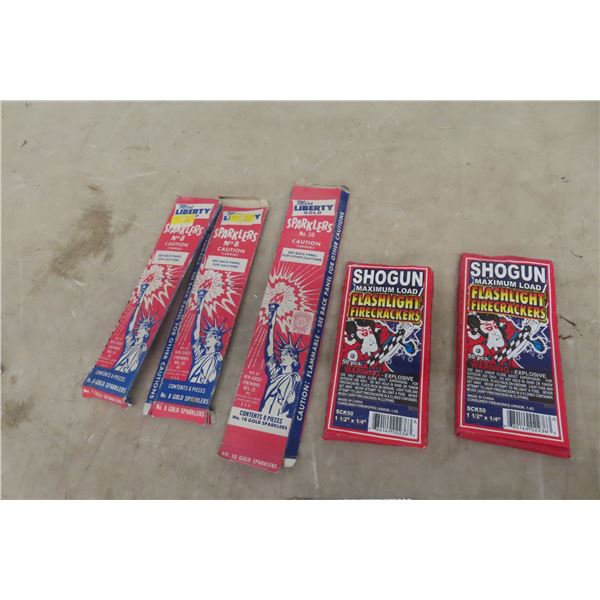 Fire Crackers And Sparklers