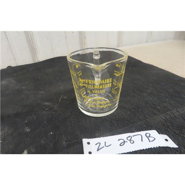 Fire King Measuring Cup And Pour Lip, Frigidaire Advertising