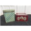 Image 6 : Two Tobacco Tins, Old Chum, Old English Curve Pipe Tobacco